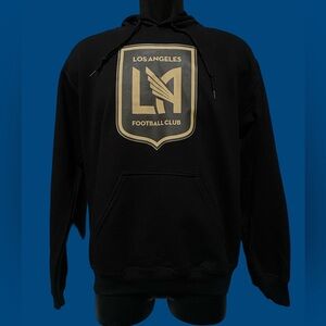 LOS ANGELES FC , BLACK HOODIE , SIZE SMALL